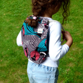 Easy Kids Backpack - Green & Pink Fish