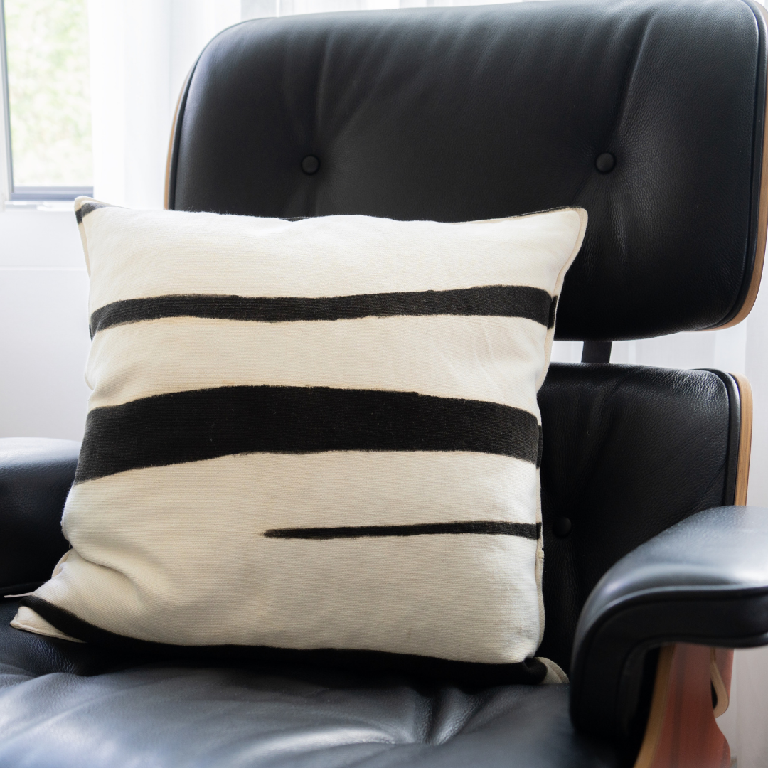 Cushion Cover - Bogolan Zebra