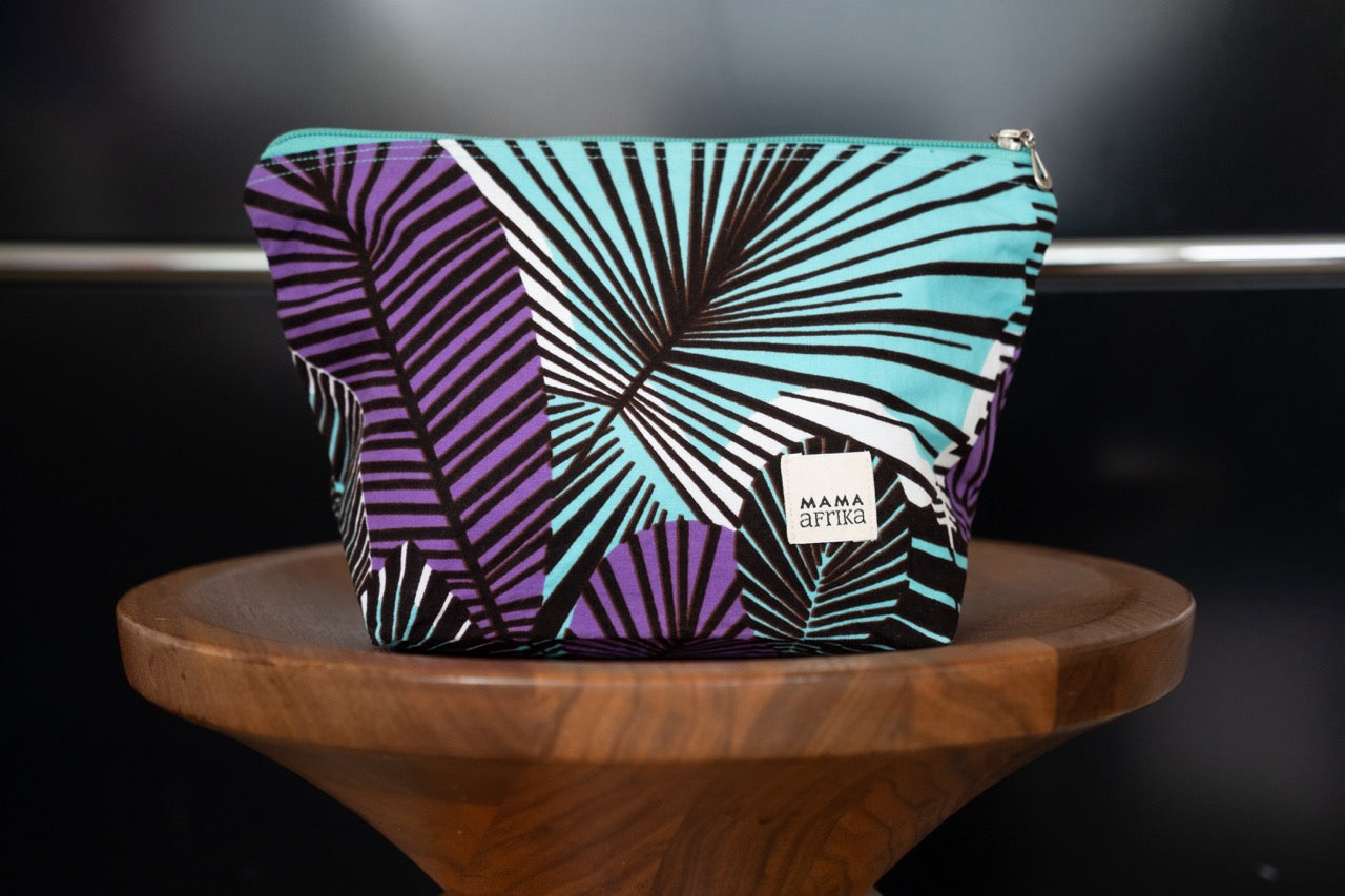 Necessaire - Purple & Tourquoise