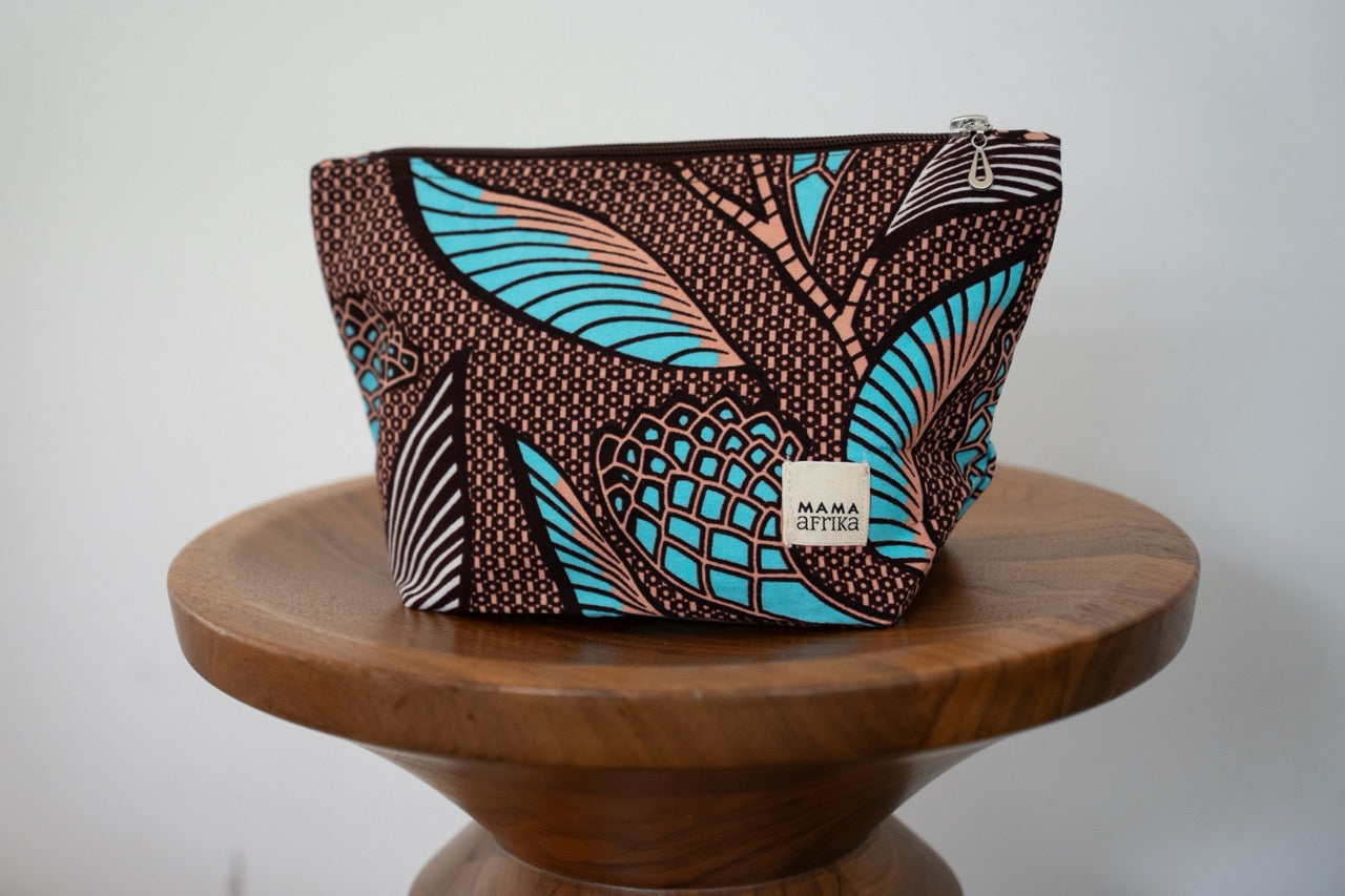 Necessaire - Blue Leaves