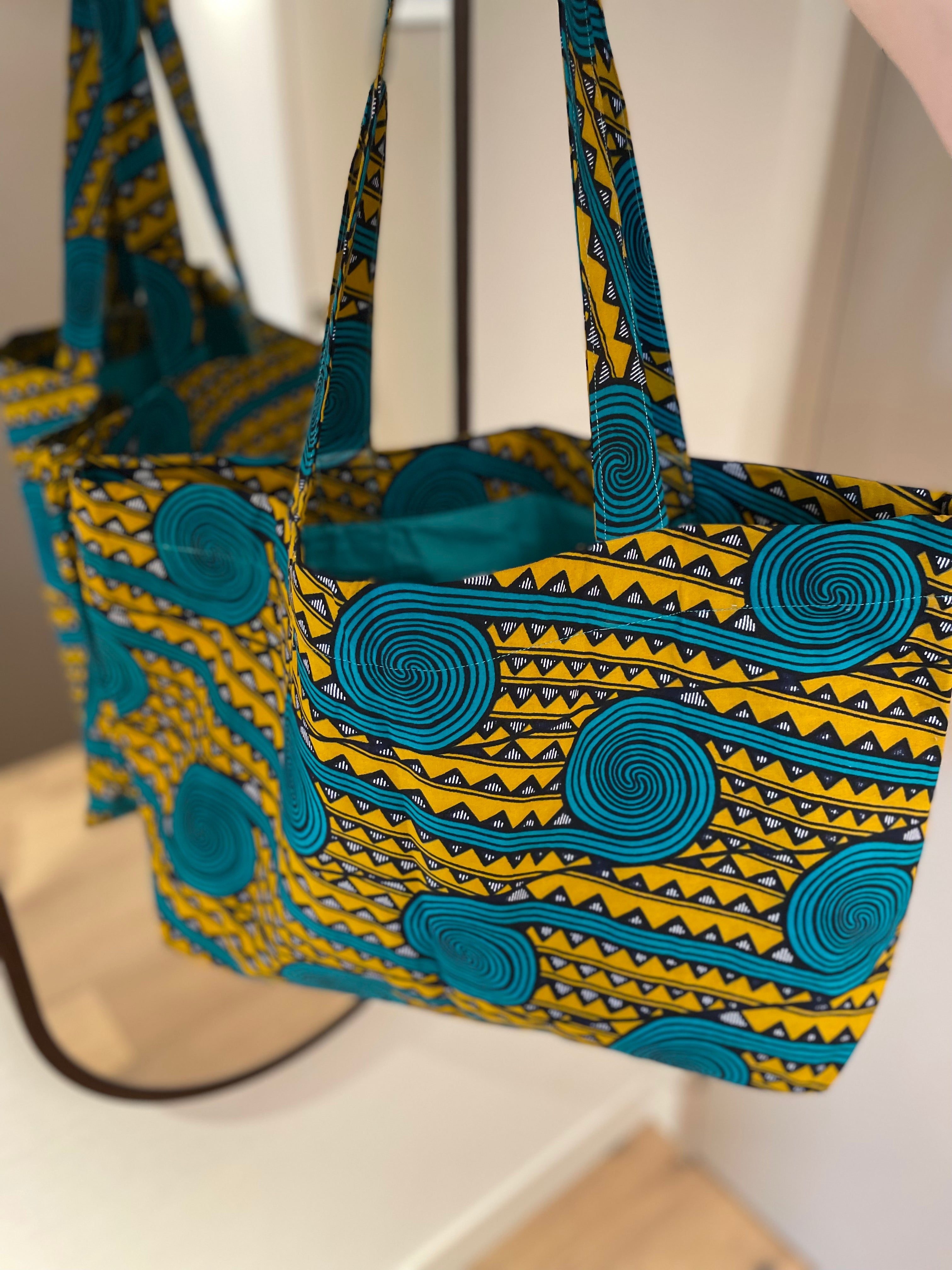 Maxi Bag - Yellow & Turquoise