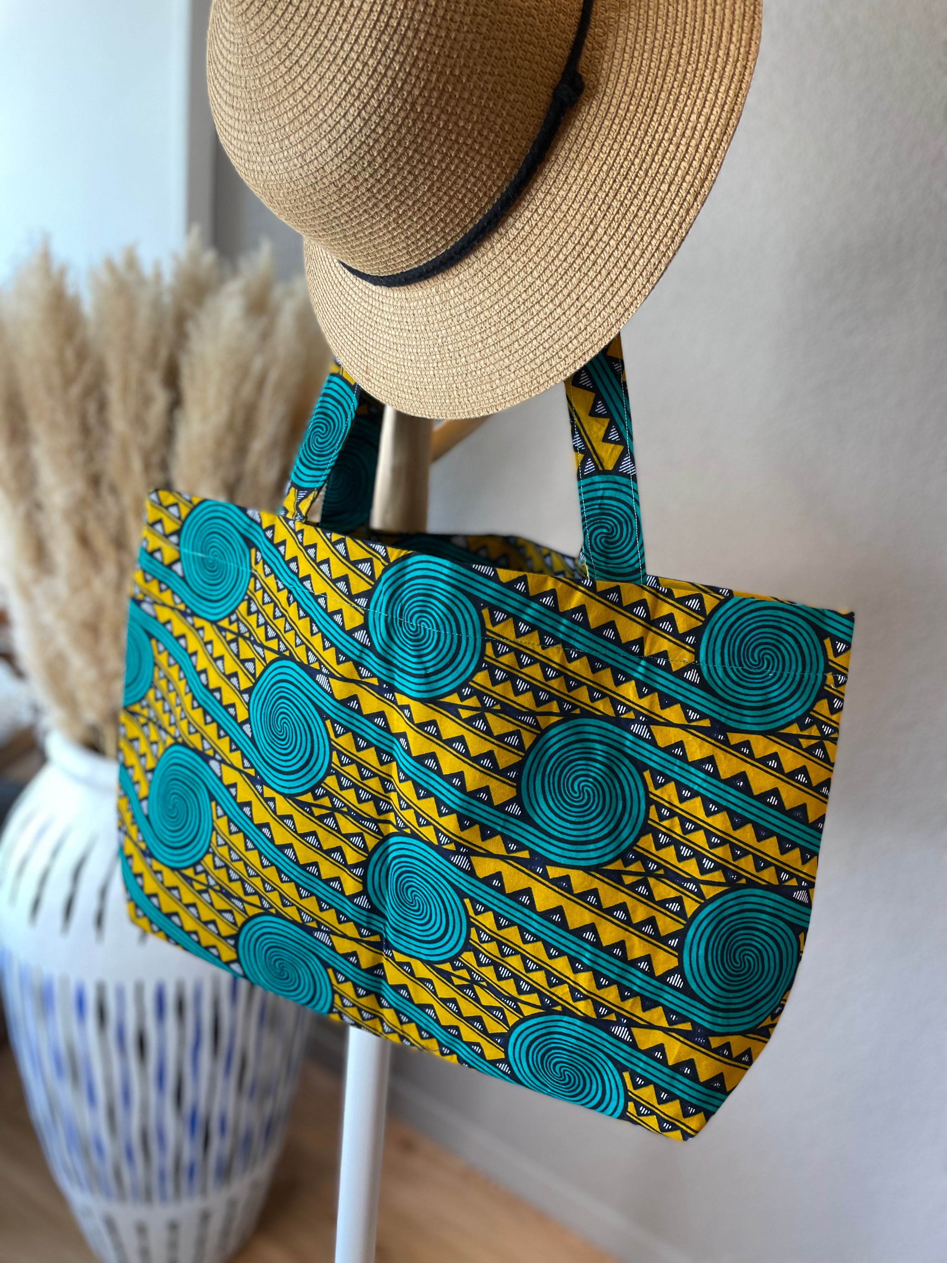 Maxi Bag - Yellow & Turquoise