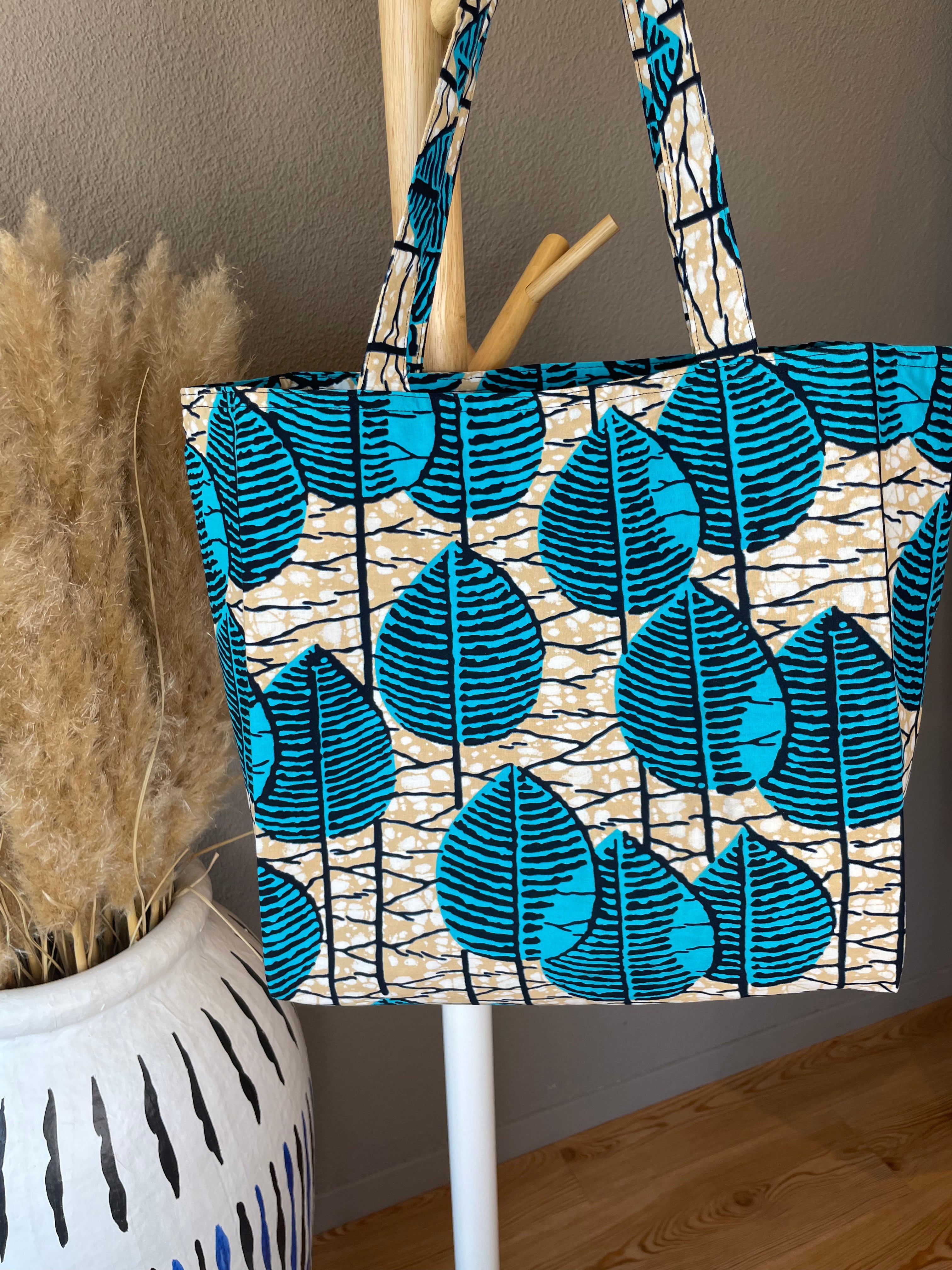 Mama Bag - Blue & Beige