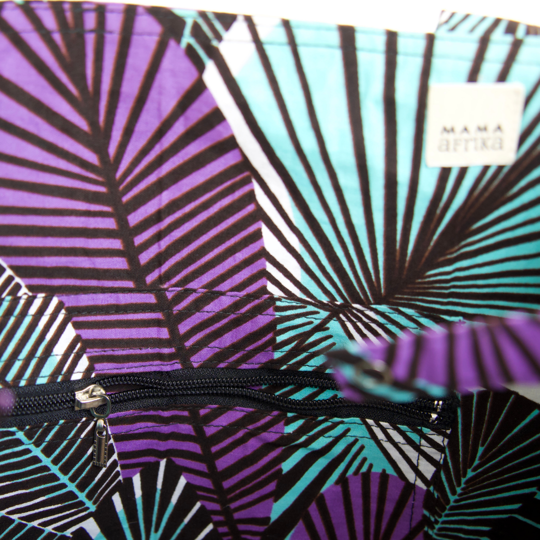 Mama Bag - Purple & Tourquoise
