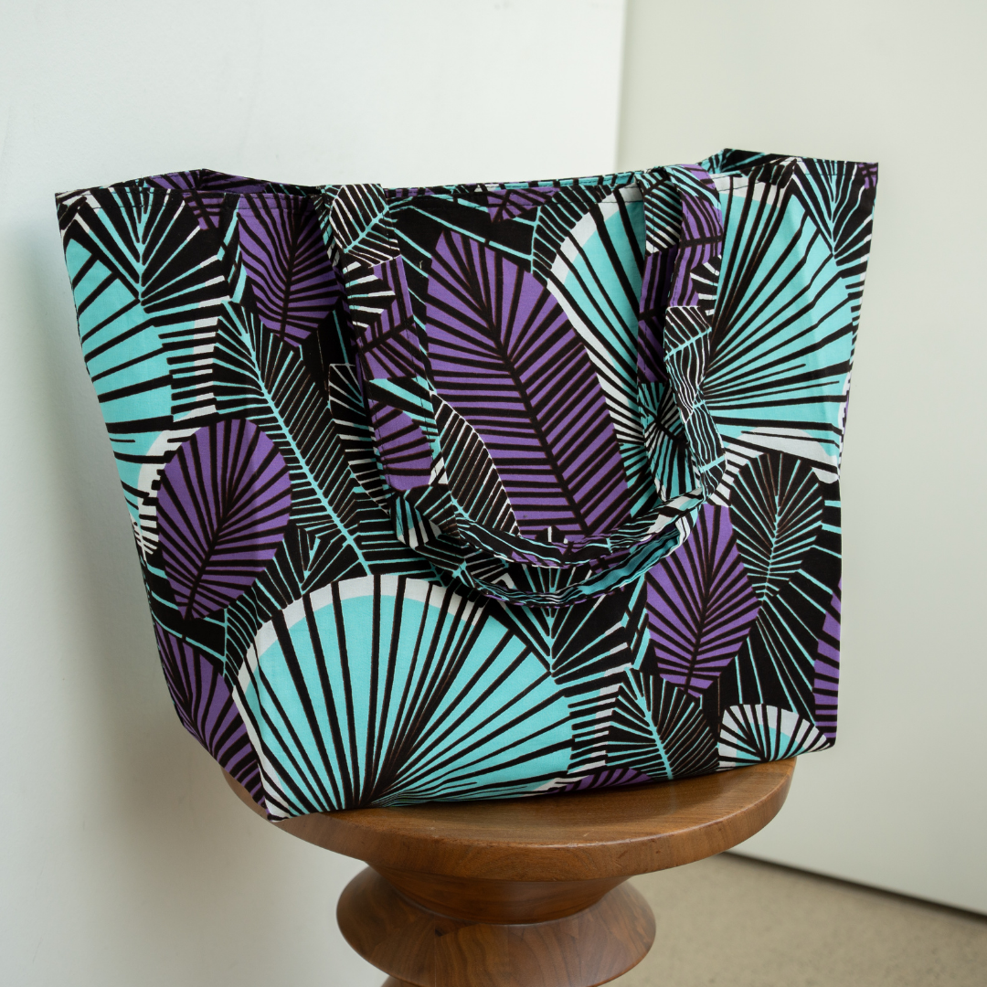 Mama Bag - Purple & Tourquoise