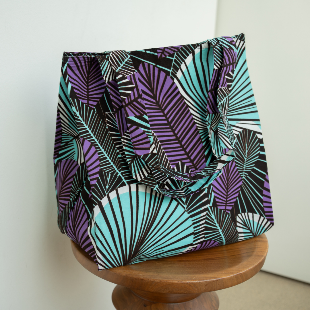 Mama Bag - Purple & Tourquoise