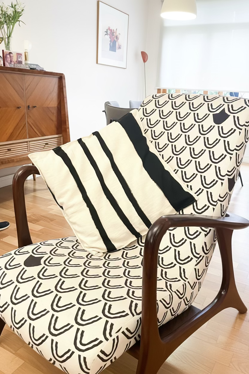 Cushion Cover - Bogolan Zebra