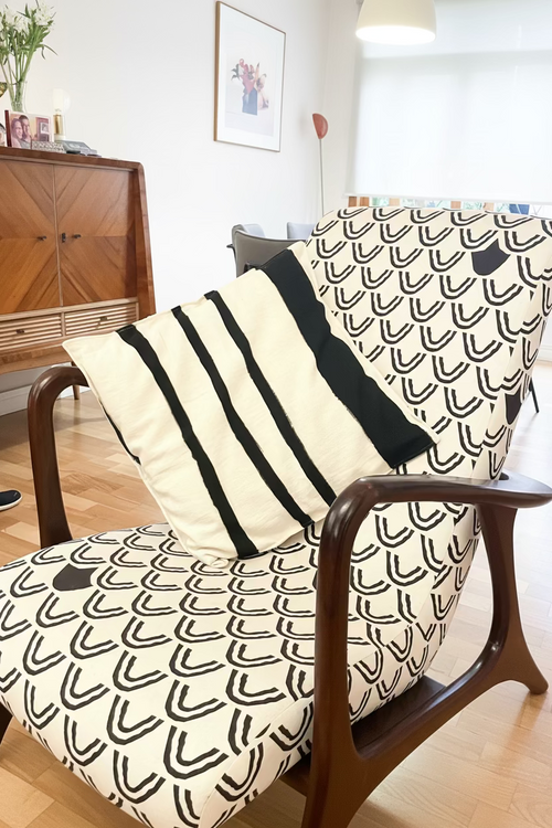 Cushion Cover - Bogolan Zebra